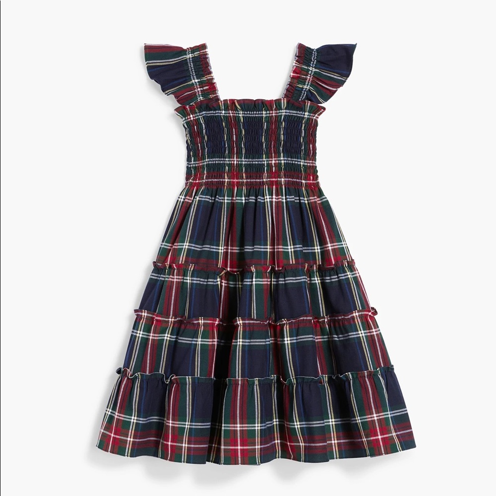 NWT Tiny Ellie in navy tartan